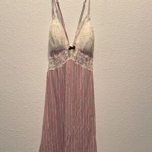 Victoria's Secret Y2K Striped slip